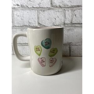 New Rae Dunn Artisan Collection Mug - “Sweet Hearts" Pink Inside